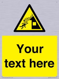 Custom warning roof avalanche